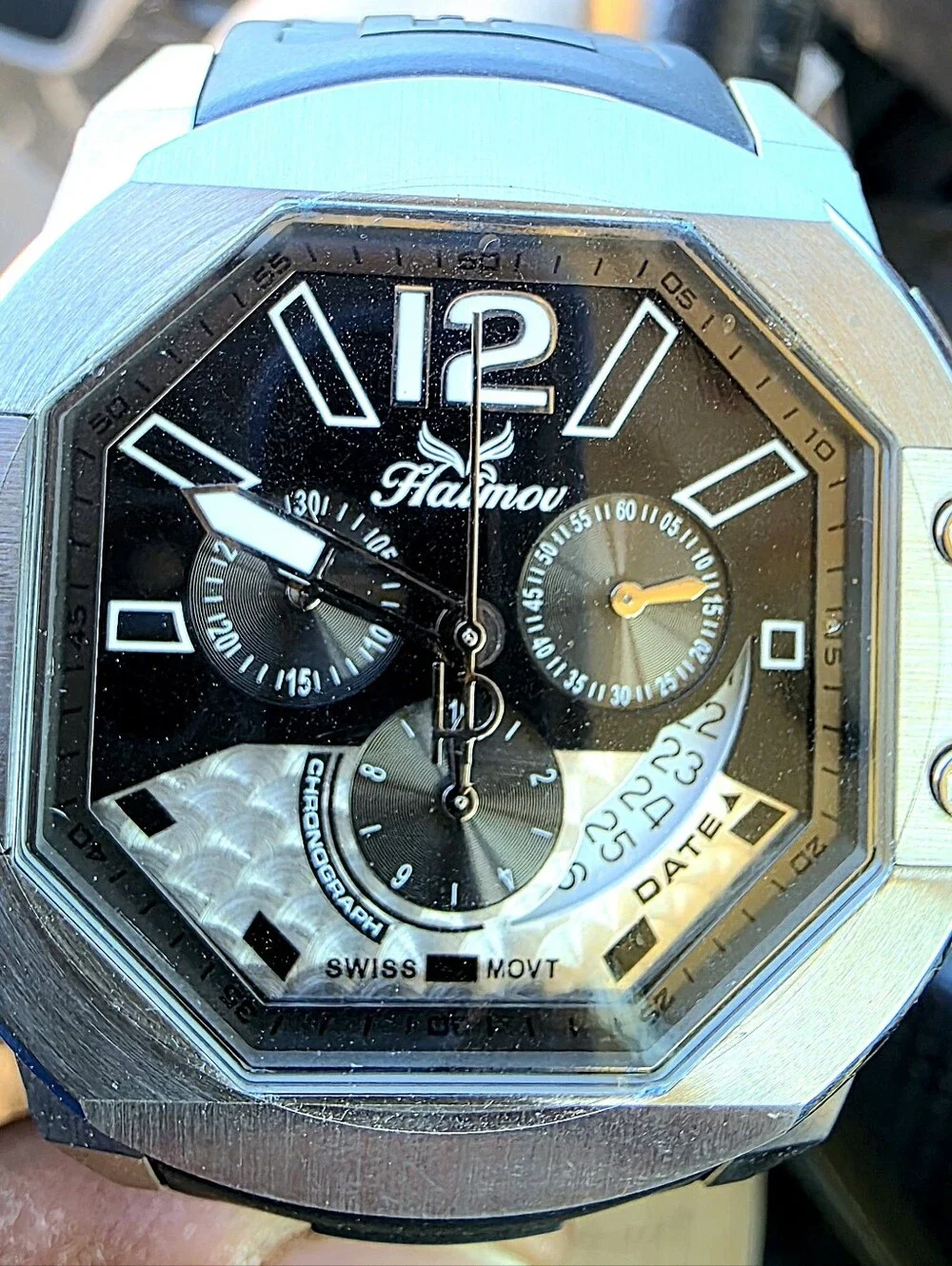 Haimov Chronograph Watch (Authenticated by Ebay Services)